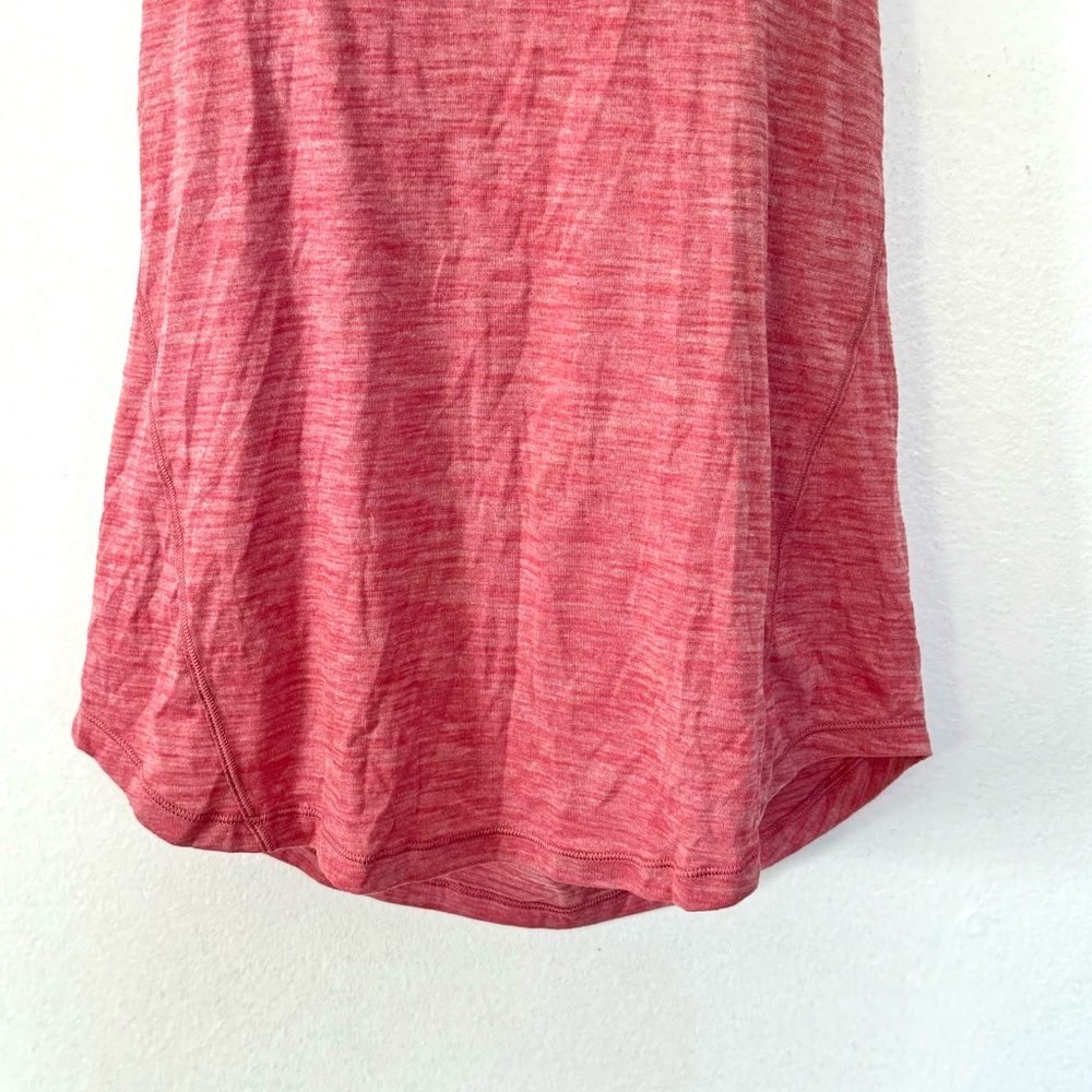 Lululemon Drapey Fit Movement to Movement 2 in 1 Sporty Tank in Cherry Sz 6 - Picture 7 of 12